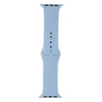 Ремінець Apple Watch 42, Watch 44, Silicone WatchBand, Denim Blue, Синій