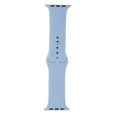 Ремінець Apple Watch 42, Watch 44, Silicone WatchBand, Denim Blue, Синій