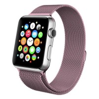 Ремешок Apple Watch 38, Watch 40, Milanese loop, Золотисто-Розовый, Золотой
