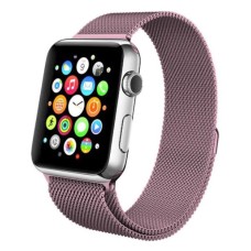 Ремінець Apple Watch 38, Watch 40, Milanese loop, Золотисто-рожевий, Золотий