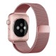 Ремінець Apple Watch 38, Watch 40, Milanese loop, Золотисто-рожевий, Золотий
