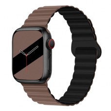 Ремінець Apple Watch 38, Watch 40, Hoco iWatch WA22, Chocolate-Black, Чорний