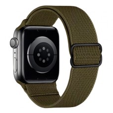 Ремінець Apple Watch 38, Watch 40, Hoco iWatch WA04, Dark Olive Green, Оливковий