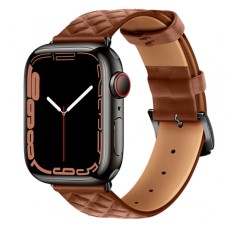 Ремінець Apple Watch 42, Watch 44, Hoco iWatch WA18, Коричневий