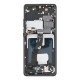 Дисплей Samsung G998 Galaxy S21 Ultra, з сенсором, з рамкою, OLED, Чорний