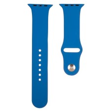 Ремінець Apple Watch 42, Watch 44, Silicone WatchBand, Blue Cobalt, Синій