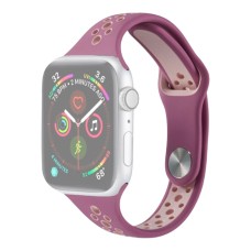 Ремінець Apple Watch 42, Watch 44, Nike Sport Band, Purple-Apricot, Фіолетовий