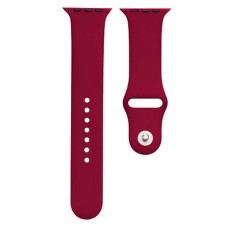 Ремінець Apple Watch 42, Watch 44, Silicone WatchBand, Hot Pink, Рожевий