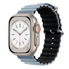 Ремінець Apple Watch 42, Watch 44, Ocean Band, Obsidian-Black, Синій