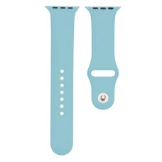 Ремінець Apple Watch 38, Watch 40, Silicone WatchBand, Sky Blue, Блакитний