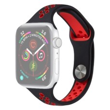 Ремінець Apple Watch 42, Watch 44, Nike Sport Band, Red-Black, Червоний