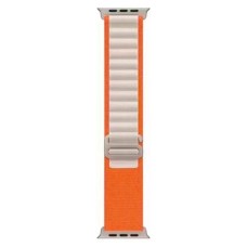 Ремінець Apple Watch 38, Watch 40, Alpine Loop, Orange-White, Помаранчевий