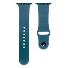 Ремінець Apple Watch 38, Watch 40, Silicone WatchBand, Blue New, Синій