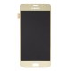 Дисплей Samsung A720 Galaxy A7 Duos, з сенсором, без рамки, OLED, Золотий