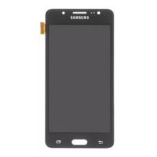 Дисплей Samsung J510 Galaxy J5, J5108 Galaxy J5 Duos, з сенсором, без рамки, OLED, Чорний