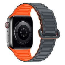 Ремінець Apple Watch 38, Watch 40, Hoco iWatch WA06, Gray Orange, Сірий