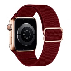 Ремінець Apple Watch 38, Watch 40, Hoco iWatch WA04, Dark Wine, Бордовий