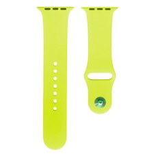 Ремінець Apple Watch 38, Watch 40, Silicone WatchBand, Flash, Жовтий