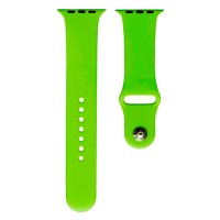 Ремешок Apple Watch 42, Watch 44, Silicone WatchBand, Party Green, Зеленый