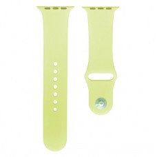 Ремінець Apple Watch 42, Watch 44, Silicone WatchBand, Mellow Yellow, Жовтий