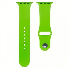 Ремінець Apple Watch 42, Watch 44, Silicone WatchBand, Lime Green, Зелений