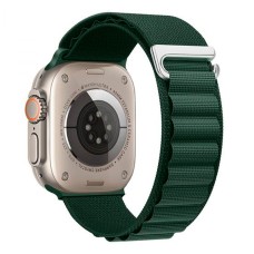 Ремінець Apple Watch 42, Watch 44, Hoco iWatch WA20, Dark Olive Green, Оливковий