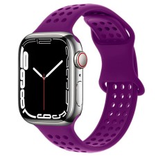 Ремінець Apple Watch 42, Watch 44, Hoco iWatch WA08, Dark Purple, Фіолетовий