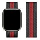 Ремешок Apple Watch 38, Watch 40, Hoco iWatch WA03, Black-Red, Черный