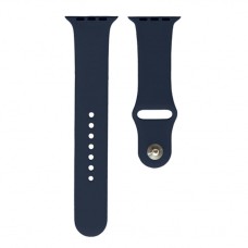 Ремінець Apple Watch 38, Watch 40, Silicone WatchBand, Midnight Blue, Синій