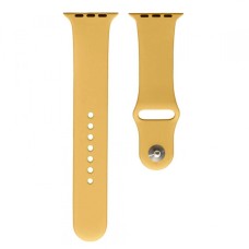 Ремінець Apple Watch 42, Watch 44, Silicone WatchBand, Золотий