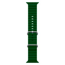 Ремінець Apple Watch 38, Watch 40, Ocean Band, Forest Green, Зелений