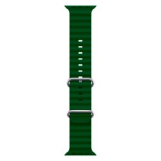 Ремінець Apple Watch 42, Watch 44, Ocean Band, Forest Green, Зелений