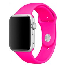 Ремінець Apple Watch 42, Watch 44, Sport Band, Неоновий Рожевий, Рожевий