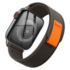 Ремінець Apple Watch 42, Watch 44, Trail loop, Black-Gray, Чорний