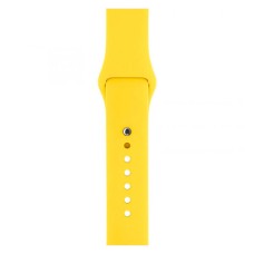 Ремінець Apple Watch 38, Watch 40, Silicone WatchBand, Flash, Жовтий