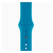 Ремінець Apple Watch 38, Watch 40, Silicone WatchBand, Aquablue, Синій