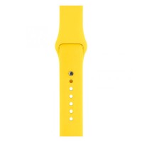 Ремешок Apple Watch 42, Watch 44, Silicone WatchBand, Flash, Желтый