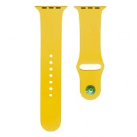 Ремешок Apple Watch 42, Watch 44, Silicone WatchBand, New Yellow, Желтый