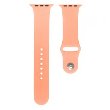 Ремінець Apple Watch 42, Watch 44, Silicone WatchBand, Flamingo, Рожевий