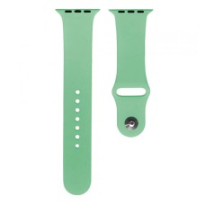 Ремінець Apple Watch 38, Watch 40, Silicone WatchBand, Denim Blue, Бежевий