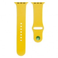 Ремешок Apple Watch 38, Watch 40, Silicone WatchBand, New Yellow, Желтый