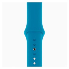 Ремінець Apple Watch 42, Watch 44, Silicone WatchBand, Aquablue, Синій