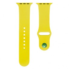 Ремінець Apple Watch 38, Watch 40, Silicone WatchBand, Canary Yellow, Жовтий