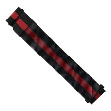 Ремінець універсальний Milanese loop, Black, Red, Чорний