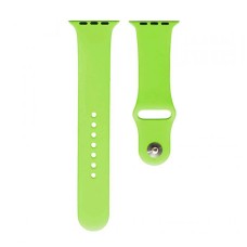 Ремінець Apple Watch 38, Watch 40, Silicone WatchBand, Lime Green, Зелений