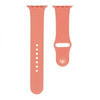 Ремешок Apple Watch 38, Watch 40, Silicone WatchBand, Розовый