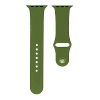 Ремешок Apple Watch 38, Watch 40, Silicone WatchBand, Зеленый