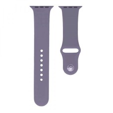 Ремінець Apple Watch 42, Watch 44, Silicone WatchBand, Lavander Grey, Лавандовий