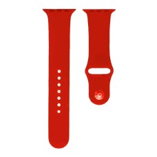 Ремінець Apple Watch 38, Watch 40, Silicone WatchBand, Kumquat, Червоний