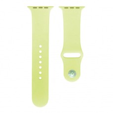 Ремінець Apple Watch 38, Watch 40, Silicone WatchBand, Mellow Yellow, Жовтий